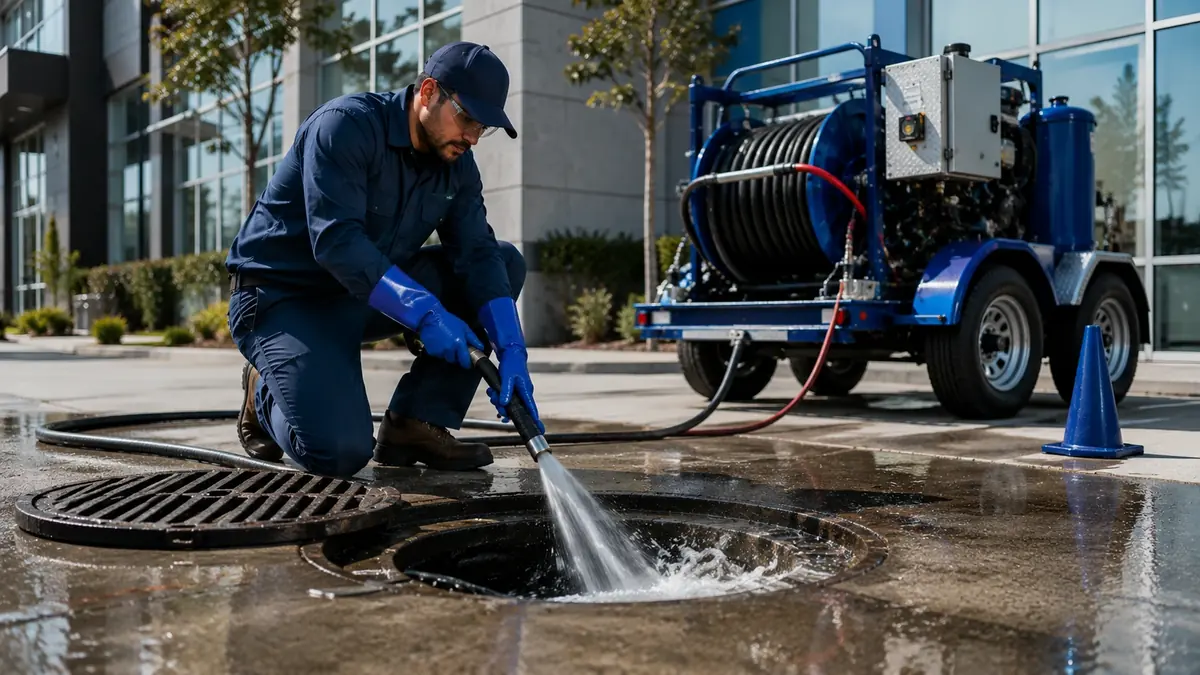 Commercial Hydro Jet Drain Cleaning in Rosemead