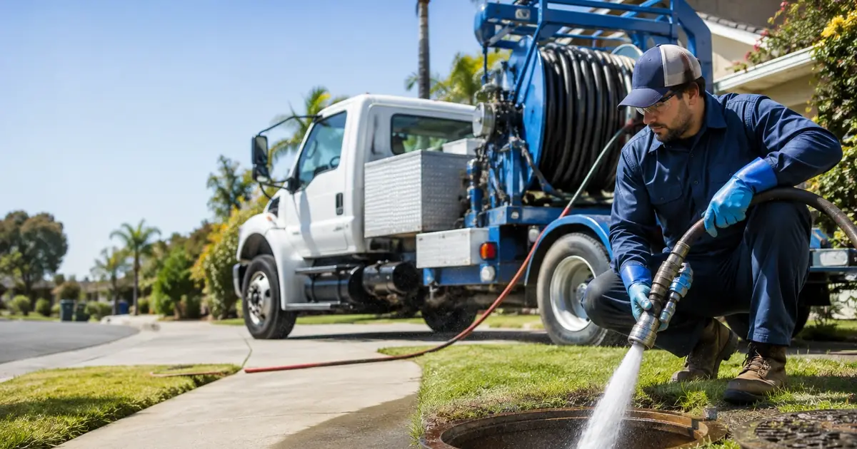 Hydro jet sewer cleaning Rosemead